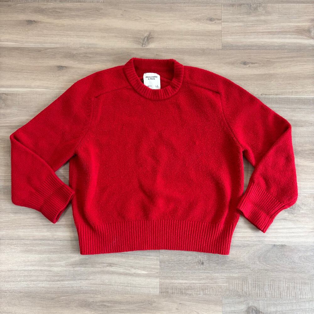 Abercrombie & Fitch Red Sweater Women Size Small